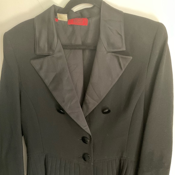 Valentino Night black jacket with peplum. Size 14. - Picture 8 of 12